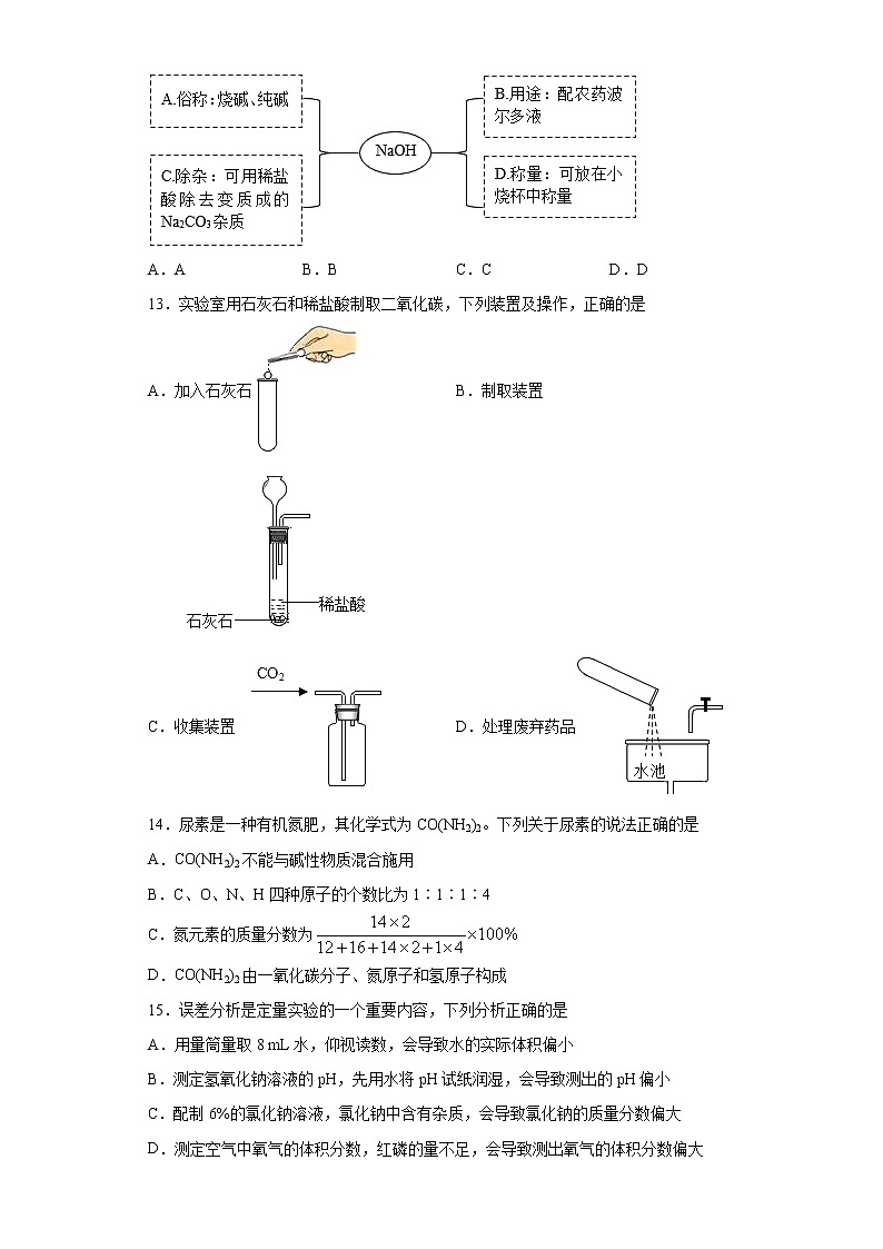 2021年江苏省扬州市仪征市中考二模化学试题（word版 含答案）03