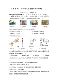 2021年广东省中考化学考前综合训练题（二）（WORD版，含答案）