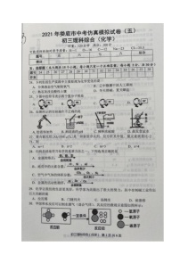 湖南省娄底市2021年中考仿真模拟（五）化学试题（图片版）