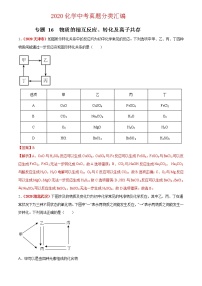 2021年化学中考真题分类汇编详解通用卷 专题 16  物质的相互反应、转化及离子共存（2）