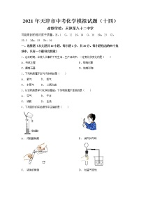 2021年天津市河东区中考化学模拟试题