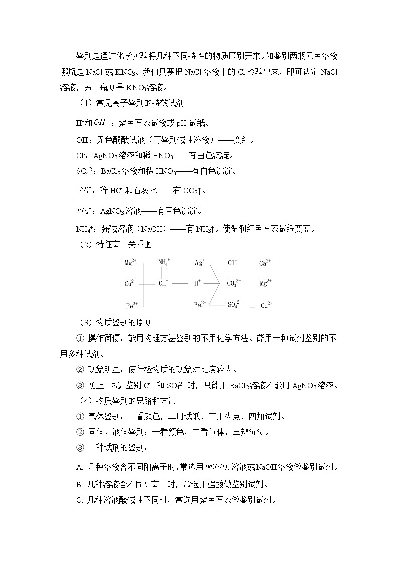 中考知识总结：初中化学常见的几种题型总结02