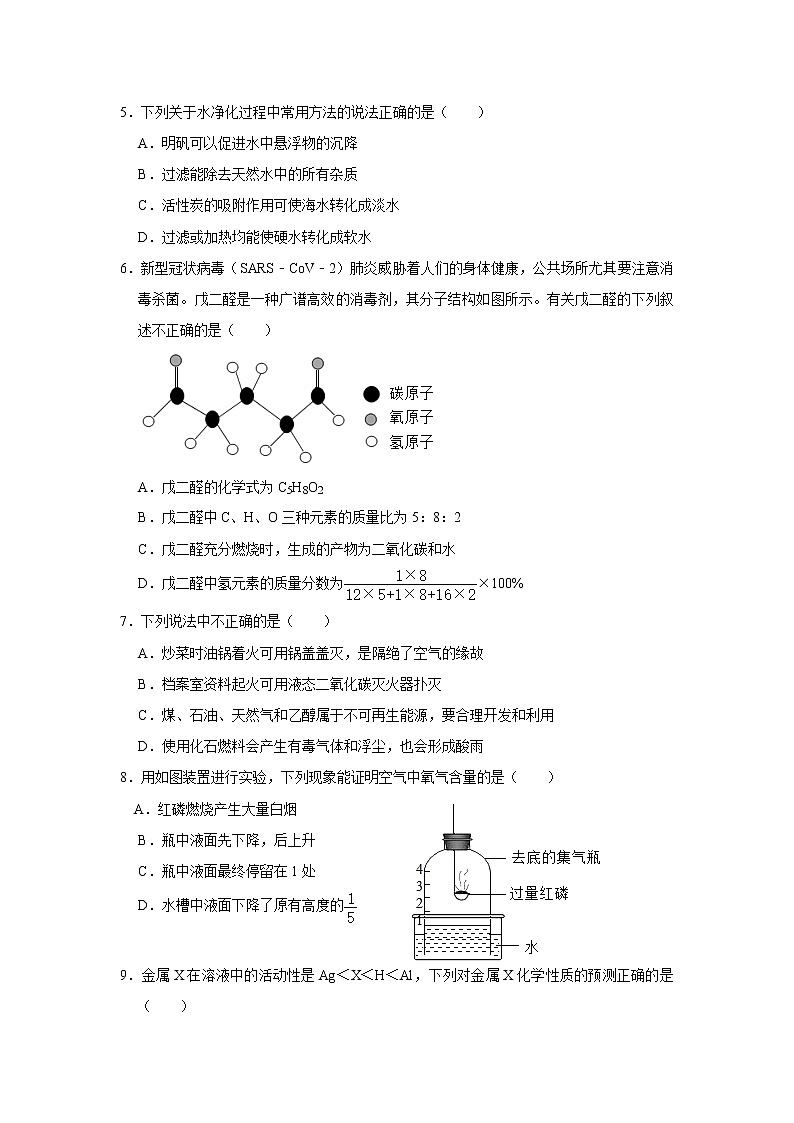 2021年广东省广州市名校联考中考化学一模试卷02