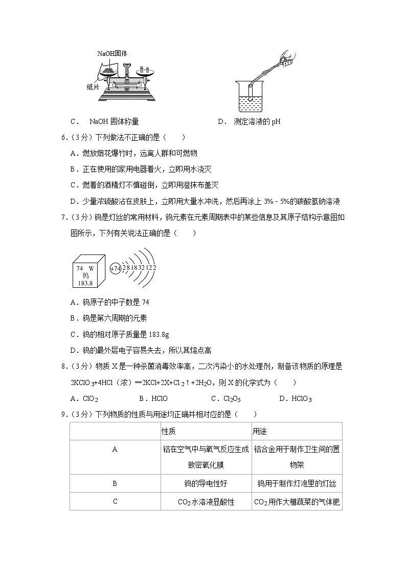 2021年广东省佛山市南海实验中学中考化学一模试卷02