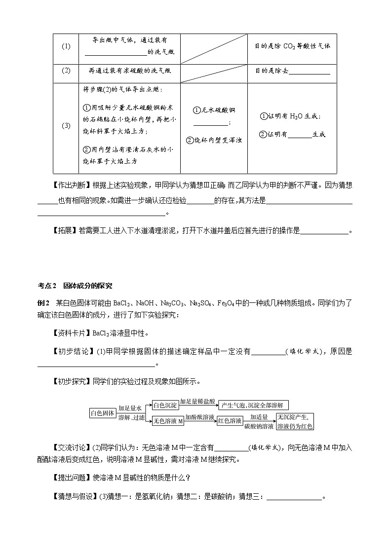 科学实验探究 考点测试 2021年中考化学专题复习试卷第2页