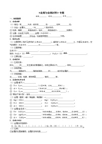 金属与金属材料 考点测试 2021年中考化学专题复习试卷