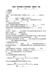 溶液、饱和溶液与不饱和溶液、溶解度 考点测试 2021年中考化学专题复习试卷