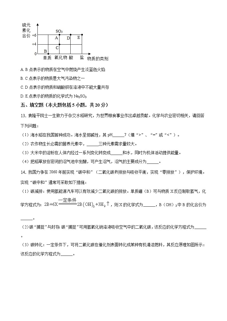 2021年湖北省荆州市中考化学试题及答案解析 (原卷+解析卷)03