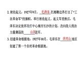 人教版八年级上册历史习题课件 第5单元 第16课　毛泽东开辟井冈山道路