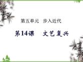 第14课 文艺复兴运动 （课件）-九年级历史上册 同步教学课件（部编版）