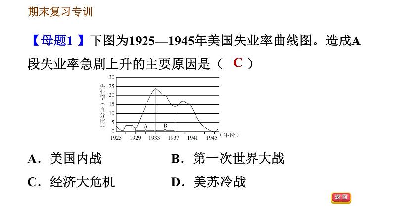 人教版（河北专版）九年级下册历史课件 变式训练03