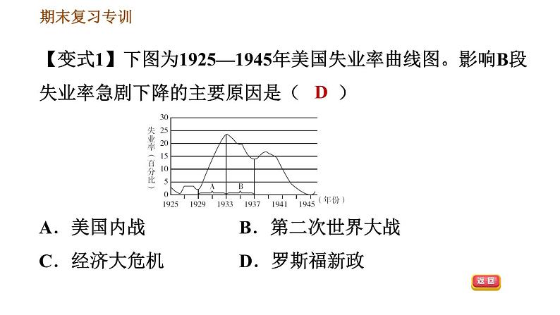 人教版（河北专版）九年级下册历史课件 变式训练04