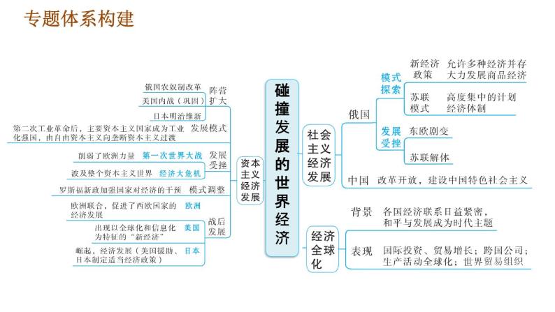 人教版（河北专版）九年级下册历史课件 专题训练 专题四　碰撞发展的世界经济02