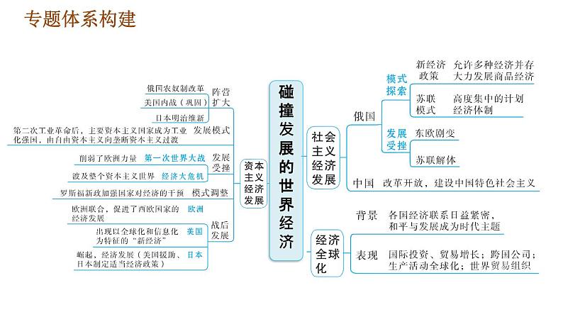 人教版（河北专版）九年级下册历史课件 专题训练 专题四　碰撞发展的世界经济02