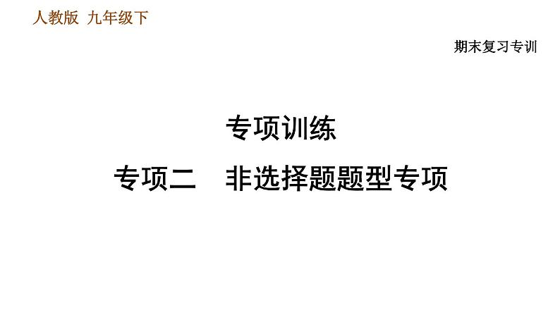 人教版九年级下册历史课件 专项训练 专项二　非选择题题型专项01