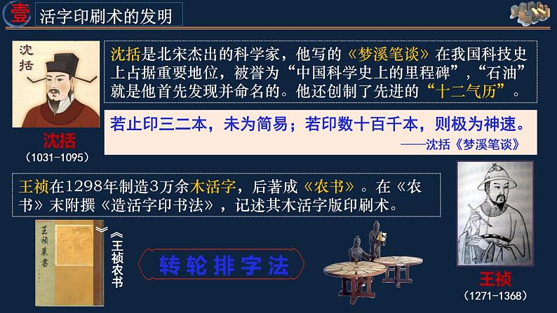 部编版七年级历史下册 第13课  宋元时期的科技和中外交通 课件（16张PPT）第5页