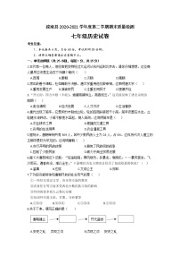 河北省唐山市滦南县2020-2021学年七年级下学期期末考试历史试题（文字版  含答案）