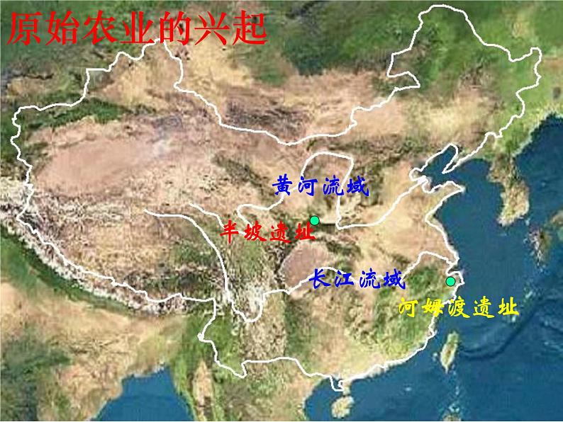 人教部编版七年级历史上册课件 2  原始农耕生活06