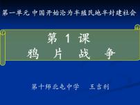 历史第一单元 中国开始沦为半殖民地半封建社会第1课 鸦片战争课堂教学ppt课件