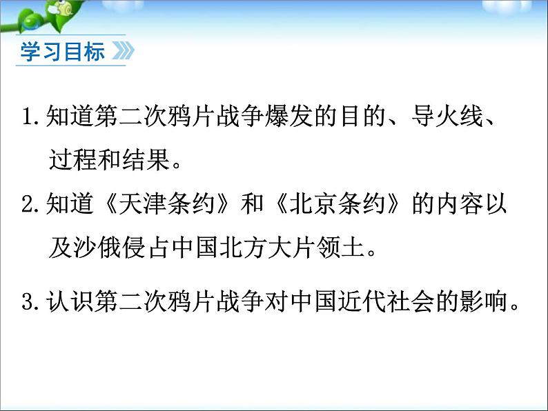 最新人教版八年级历史上册教学课件_第2课  第二次鸦片战争ppt课件（共17张PPT）第3页