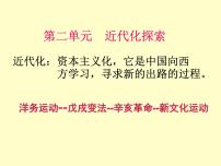 初中历史人教部编版八年级上册第二单元 近代化的早期探索与民族危机的加剧第4课 洋务运动课文内容课件ppt