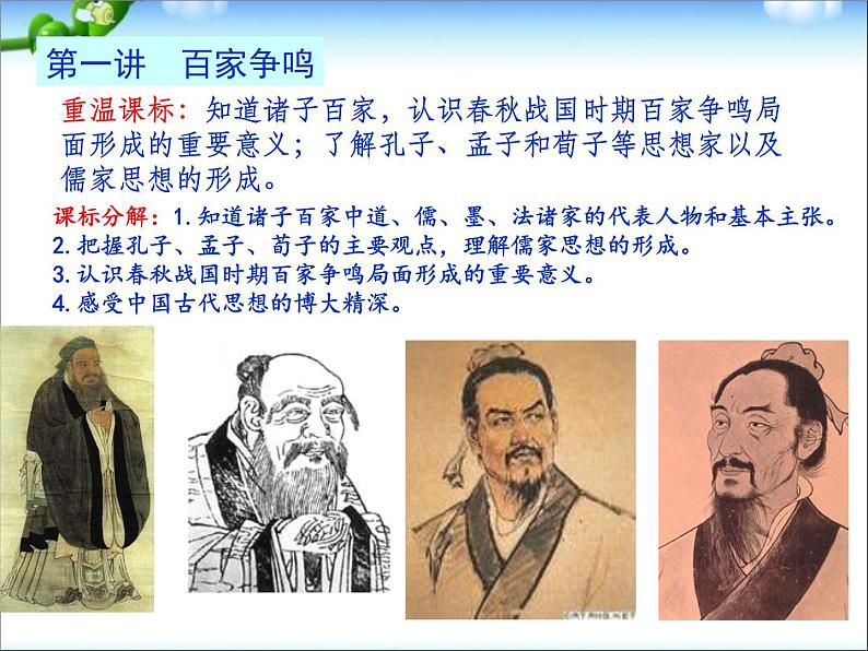 七年级上册历史百家争鸣课件ppt(2)05