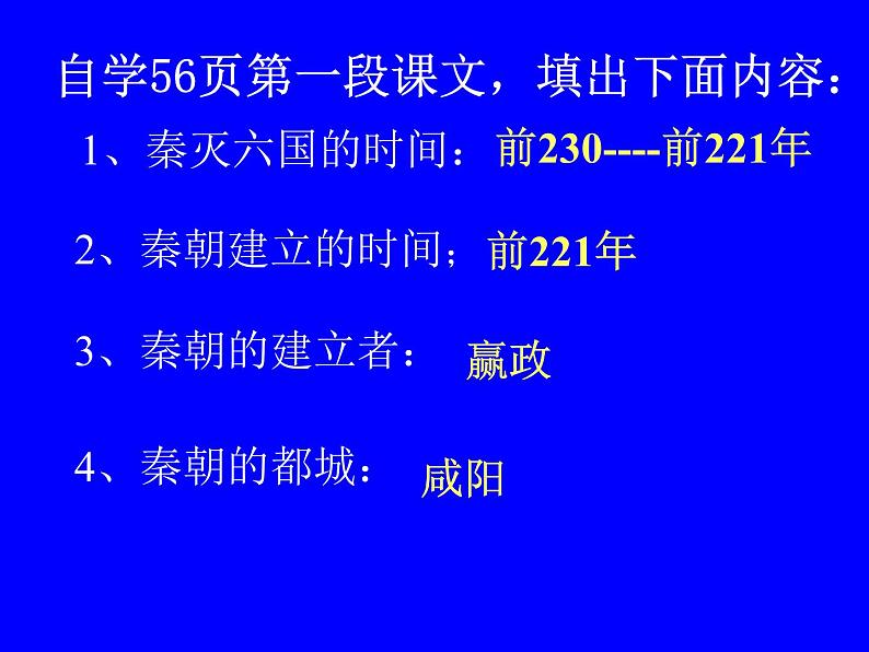 部编人教版历史秦统一中国ppt课件05