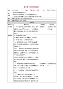 人教部编版九年级上册第2课 古代两河流域教案