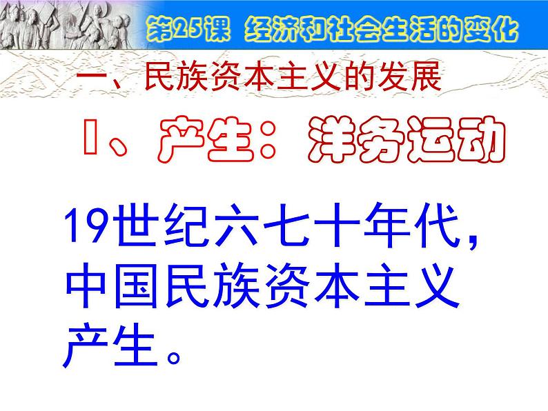 最新人教部编版八年级上册历史经济和社会生活的变化ppt课件07