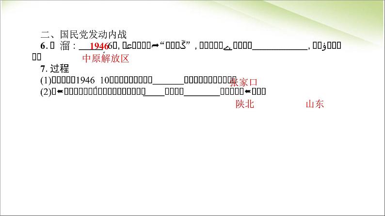 最新人教部编版八年级上册历史内战爆发ppt （共16张PPT）课件05