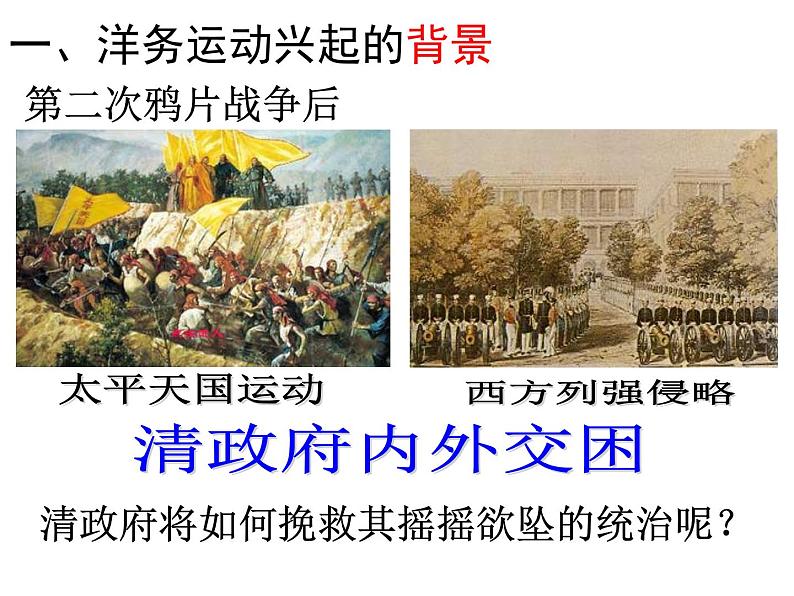 最新人教部编版八年级上册历史洋务运动ppt课件05