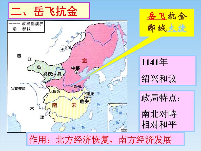 人教部编版七年级历史下册第8课金与南宋的对峙.ppt课件第4页