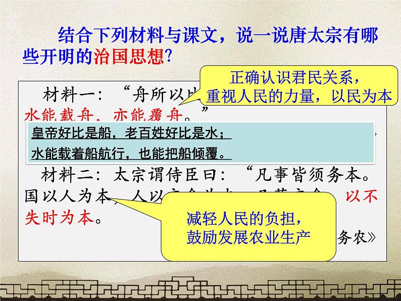 历史人教部编版七年级下 第2课 从贞观之治到开元盛世课件(共33张ppt)第7页