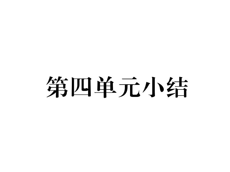 部编版历史八年级上册单元小结：第四单元小结 (共22张PPT)课件01