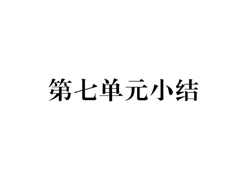 部编版历史八年级上册单元小结：第七单元小结 (共21张PPT)课件第1页