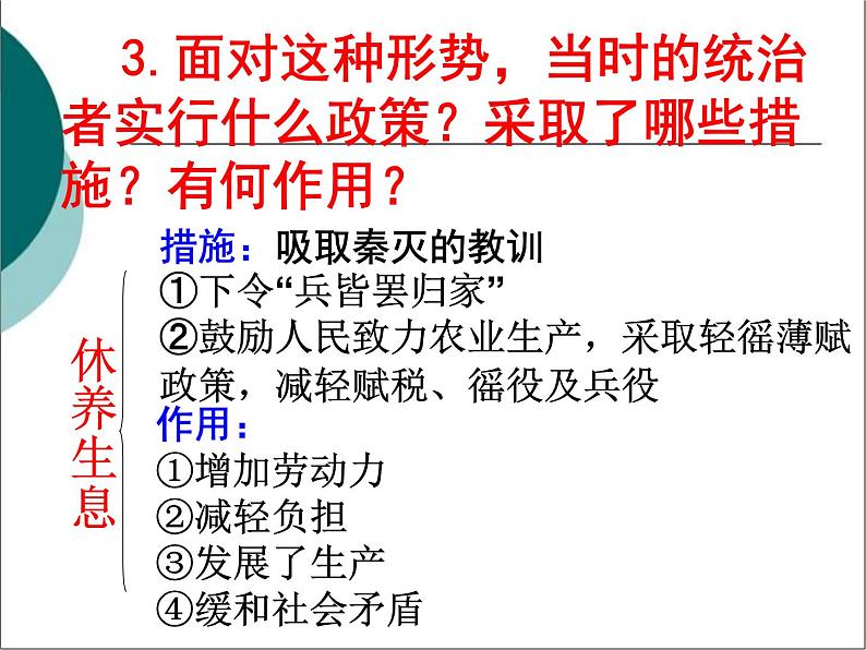 新人教版七年级历史上册第11课 西汉建立和“文景之治课件（22张ppt）” （共22张ppt）第8页