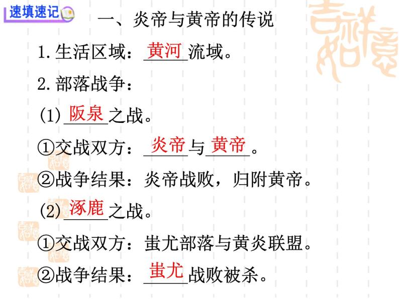 新人教版七年级历史上册第3课 远古的传说课件（34张ppt）08