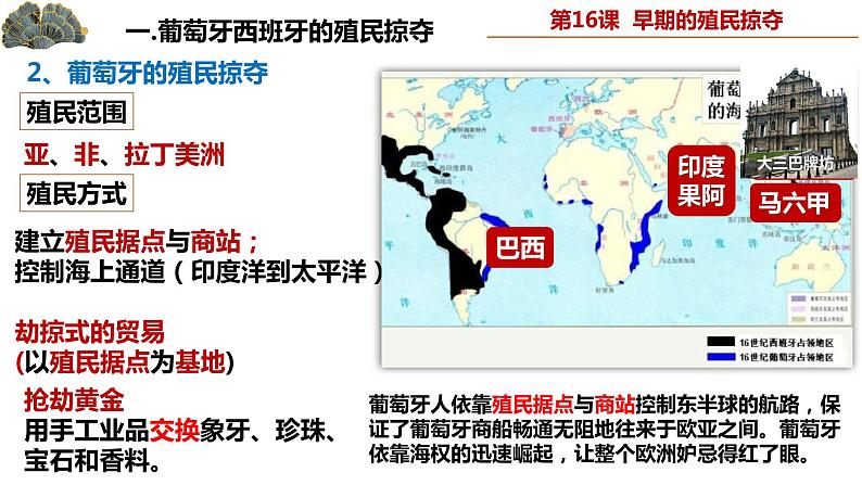 人教部编版九年级历史上册 第16课 早期的殖民掠夺（共26张PPT）课件PPT05