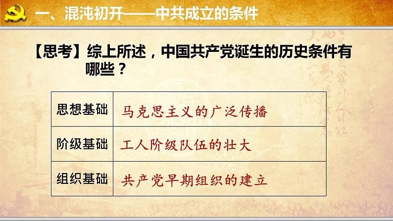 部编版八年级历史上册：4.14 中国共产党诞生-课件08