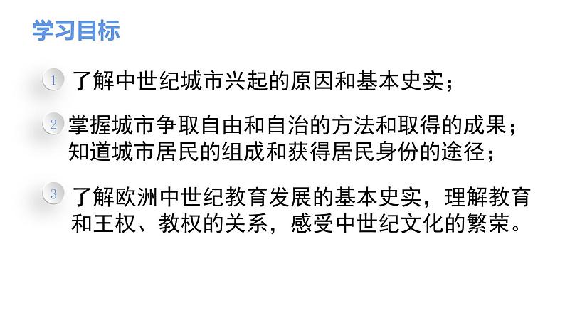 3.9 中世纪城市和大学的兴起-课件-2021-2022学年部编版历史九年级上册第3页