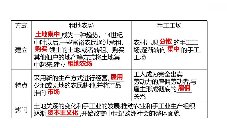 第五单元第13课西欧经济和社会的发展习题课件 2021-2022学年部编版历史九年级上册03