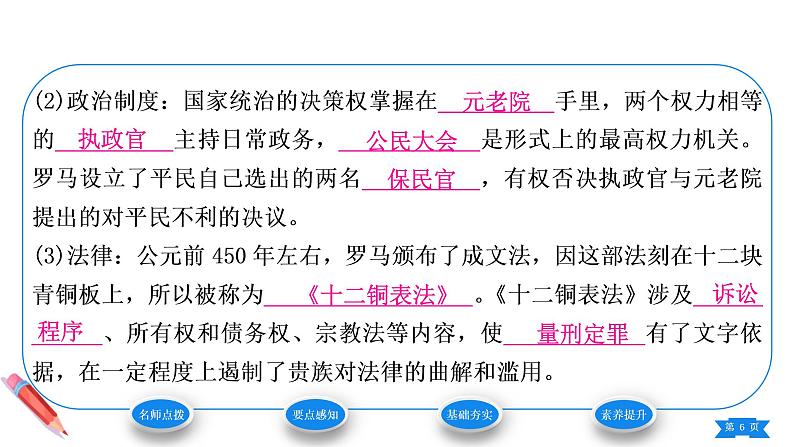 2.5罗马城邦和罗马帝国课件2021-2022学年九年级历史部编版上册第6页