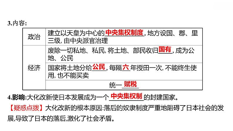 第四单元第11课古代日本习题课件习题课件2021-2022学年部编版历史九年级上册04