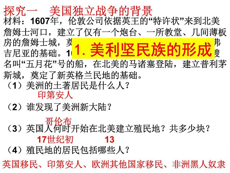 6.18 美国的独立 课件  2021-2022学年部编版九年级历史上册第4页