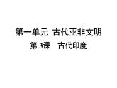 第3课 古代印度41张PPT习题课件2021--2022学年部编版九年级历史上册第一单元