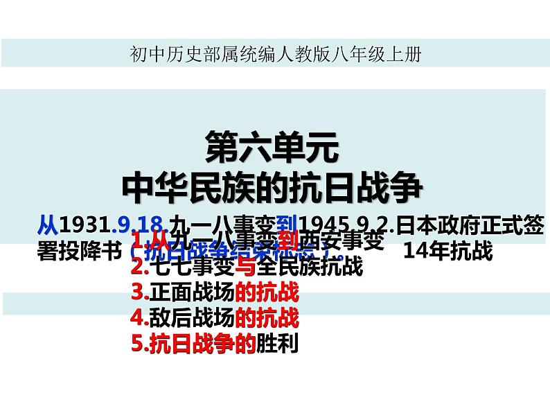 2021-2022学年部编版八年级历史上册 18  从九一八事变到西安事变课件  （17张PPT）第1页