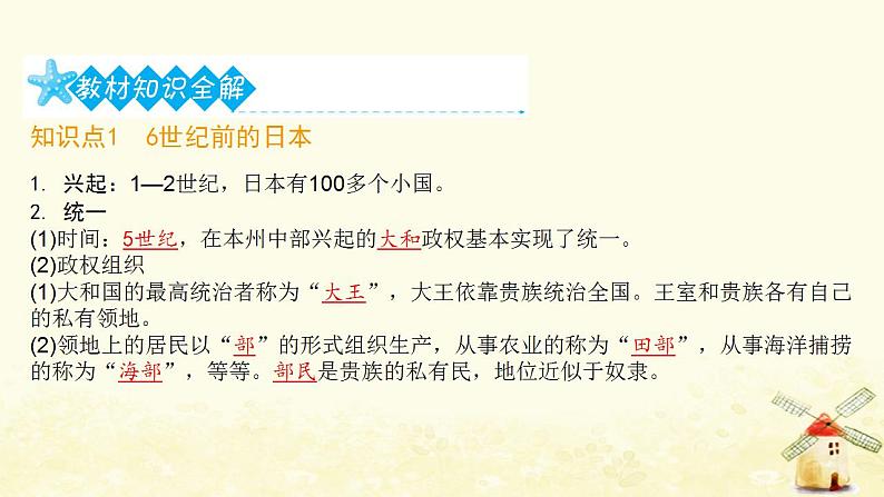 秋学期九年级历史上册第四单元封建时代的亚洲国家第11课古代日本课件2新人教版第2页