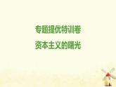 秋學(xué)期九年級歷史上冊專題特訓(xùn)卷資本主義的曙光課件新人教版