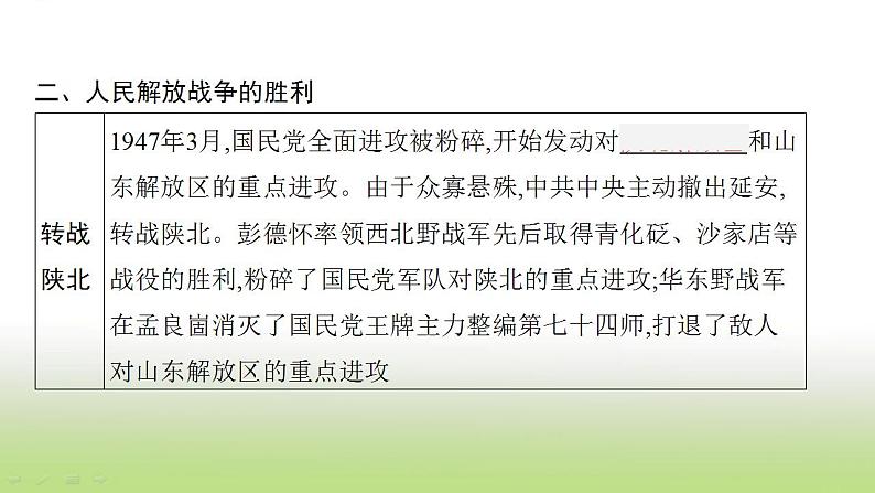 中考历史一轮复习第14单元人民解放战争课件08