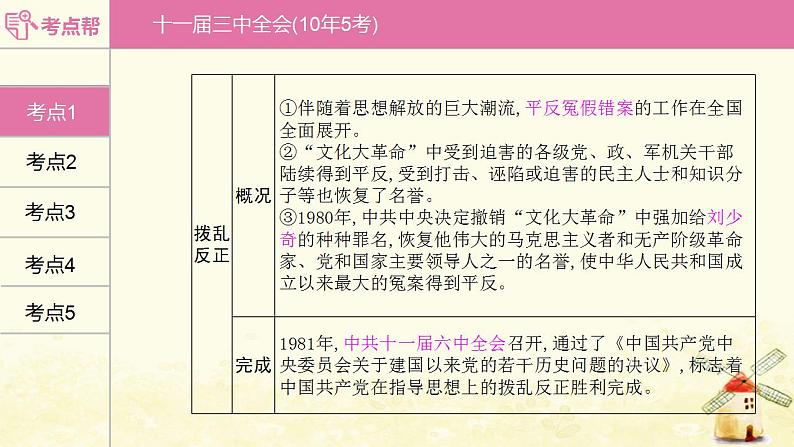 中考历史复习考点中国现代史第三单元中国特色社会主义道路课件第7页